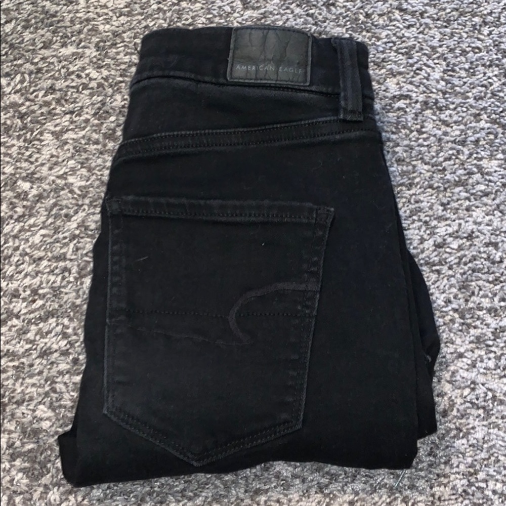 Black American eagle jeans
